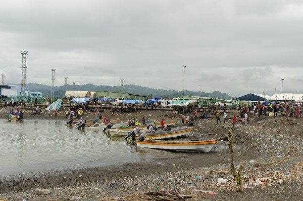 Lae small boat port